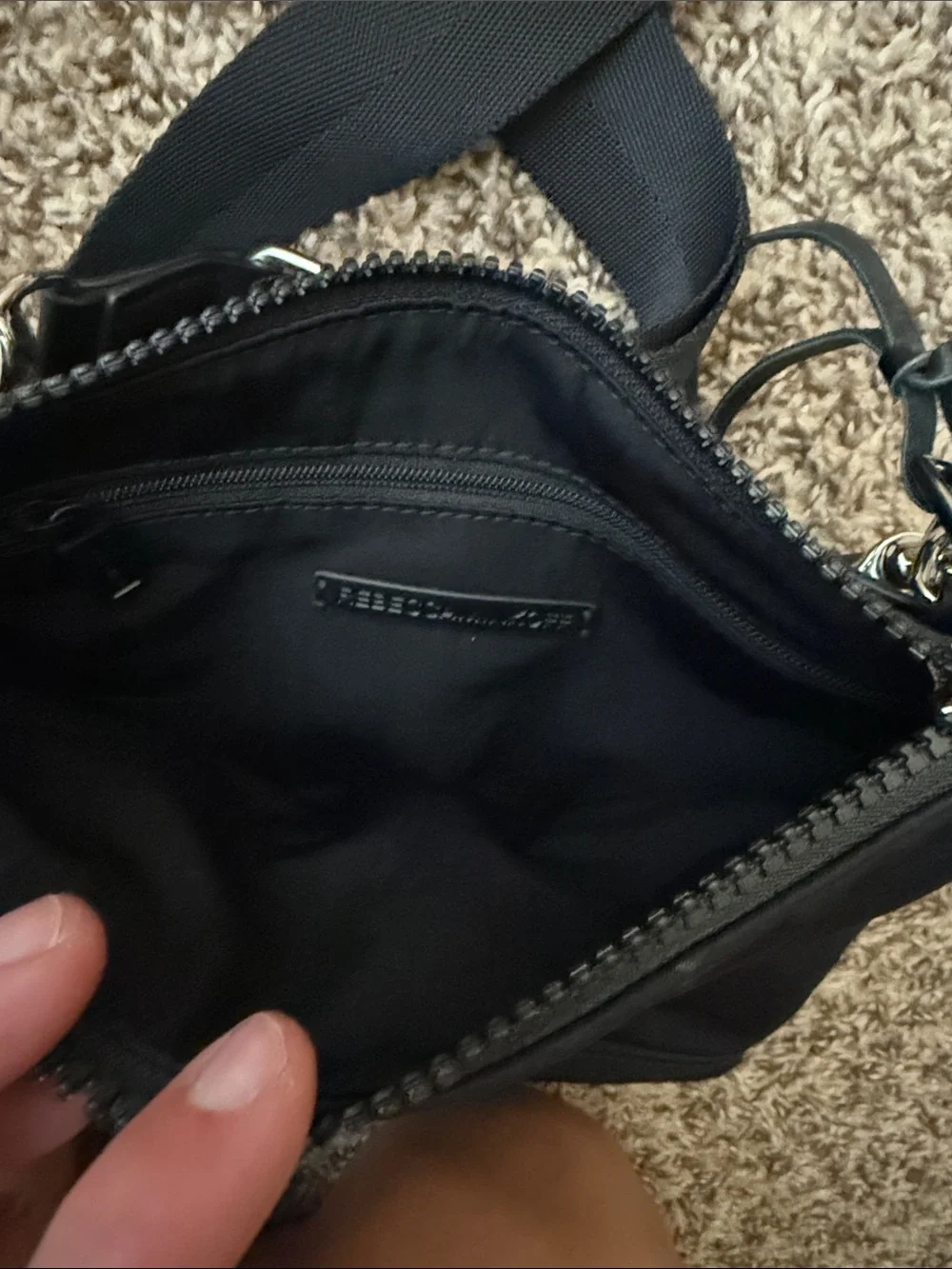 Rebecca Minkoff Crossbody Bag with Silver Hardware NWOT